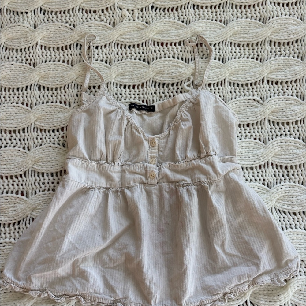 Brandy Melville Cream Camisole Top